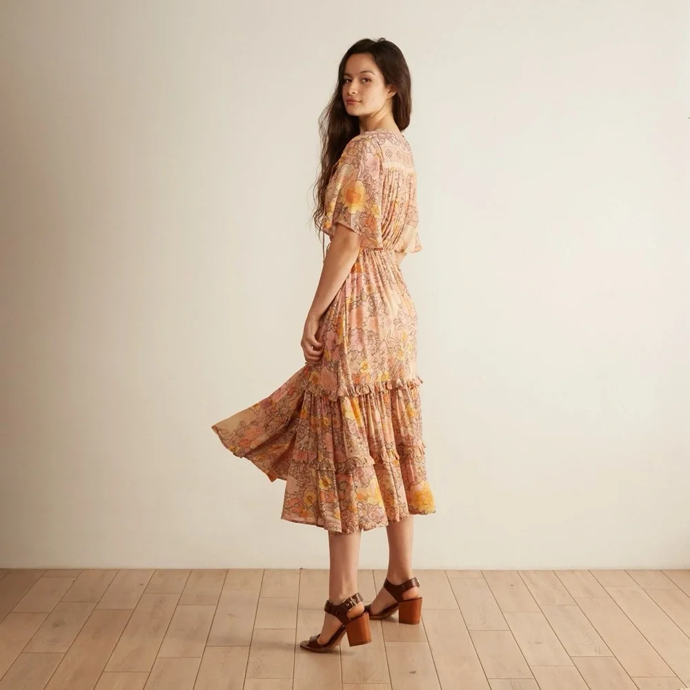 Spell & Gypsy Amethyst Garden Dress in Blush - Picture 9 of 11